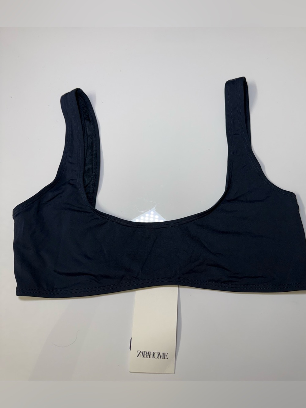 Zara Home navy blue bikini top size M